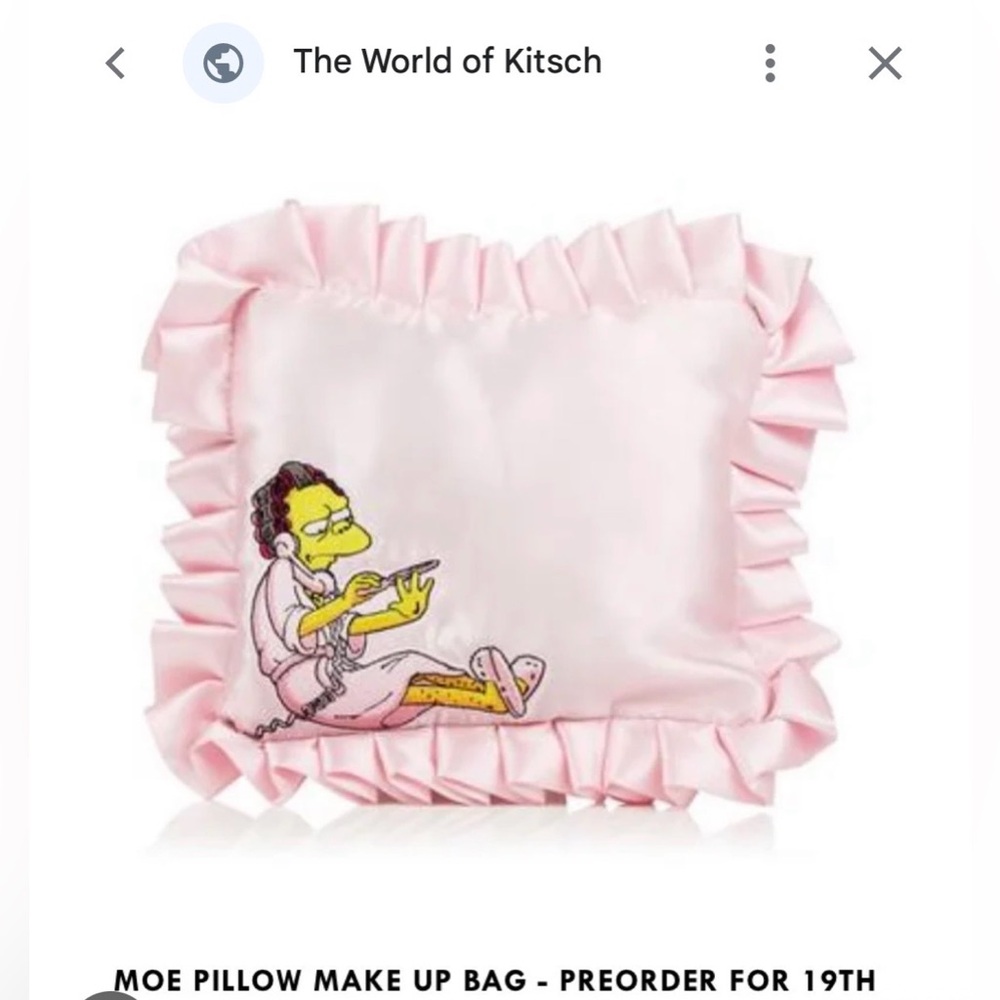 2016 Skinny Dip, Moe Pillow make up bag - Picture 3 of 17